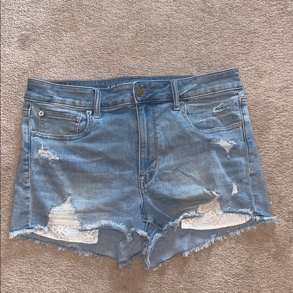 distressed shorts